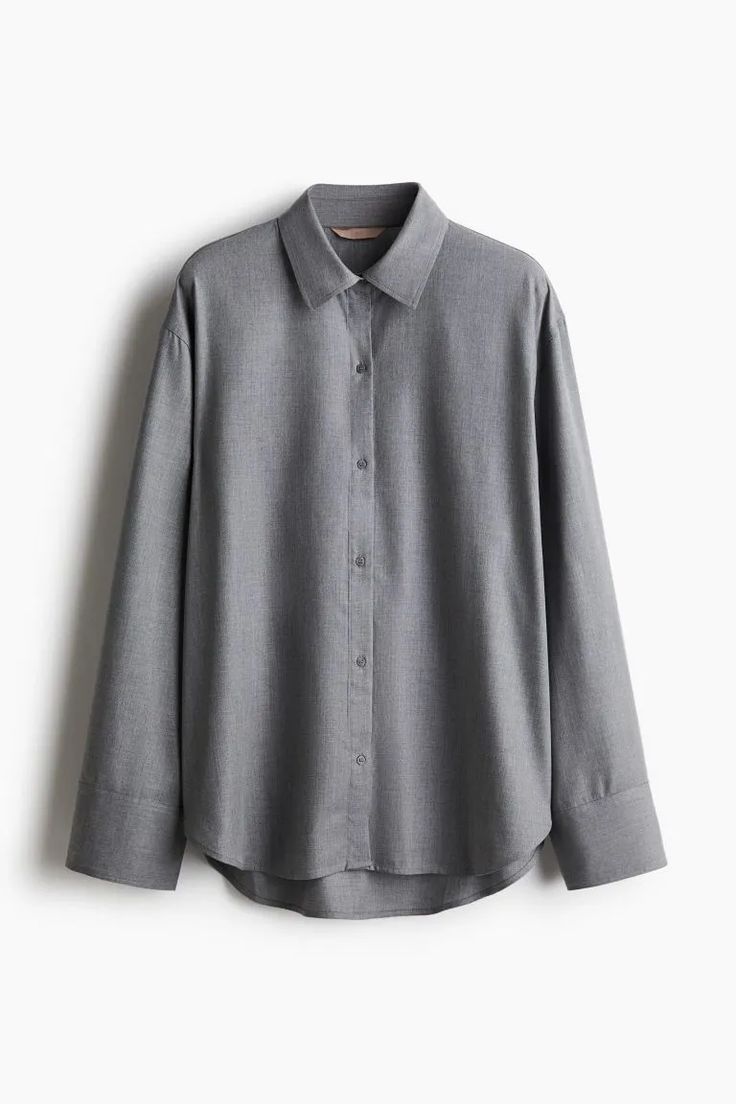 LOOSE FIT FLANNEL SHIRT