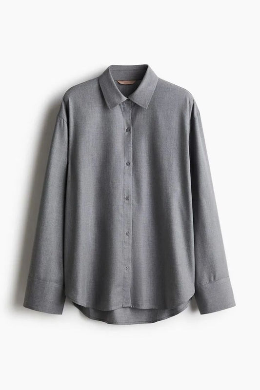LOOSE FIT FLANNEL SHIRT